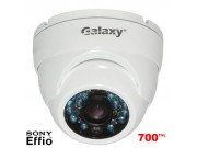 Galaxy 700TVL IR Caméra Dôme extérieure à l'épreuve du vandalisme